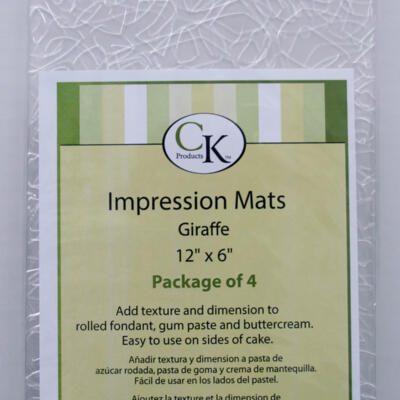 Impression Mats- Giraffe (4 Pack)