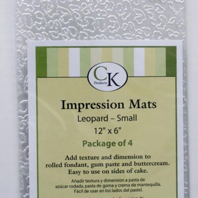 Impression Mats- Leopard- Small (4 Pack)