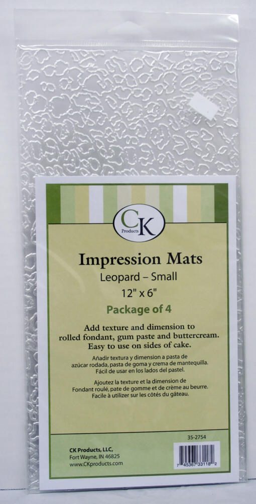 Impression Mats- Leopard- Small (4 Pack)