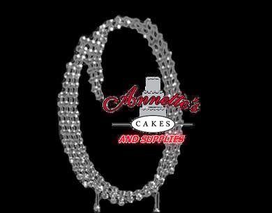 Rhinestone Cake Topper "O" Small
