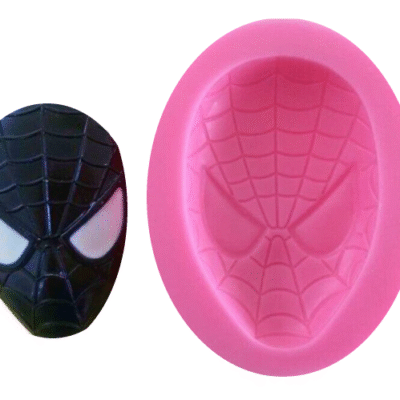 Spiderman Face Silicone Mold