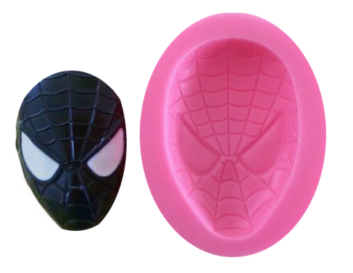 Spiderman Face Silicone Mold