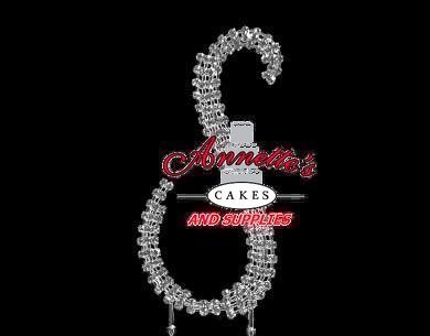 Rhinestone Cake Topper Large 5"- S