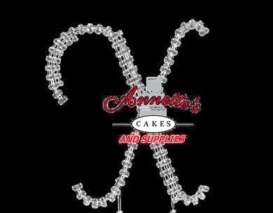 Rhinestone Cake Topper Large 5"- X