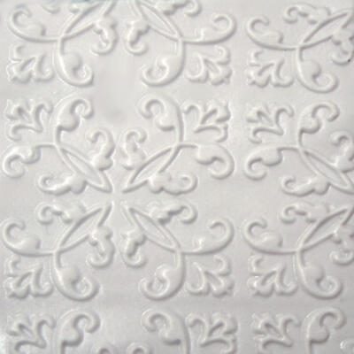 Textured Embossed Acrylic Rolling Pins- #19 Ornate Damask