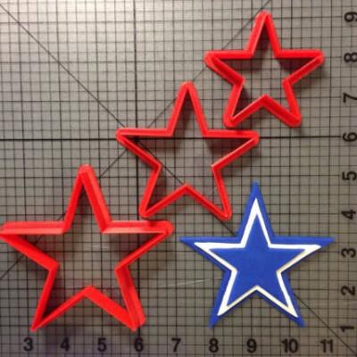 Dallas Cowboys Cutter Set-3"