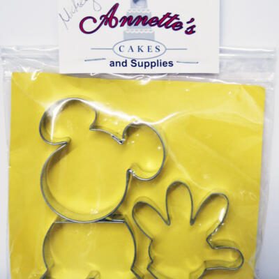 Large Mickey Mouse Shape Cutter- Set of 3