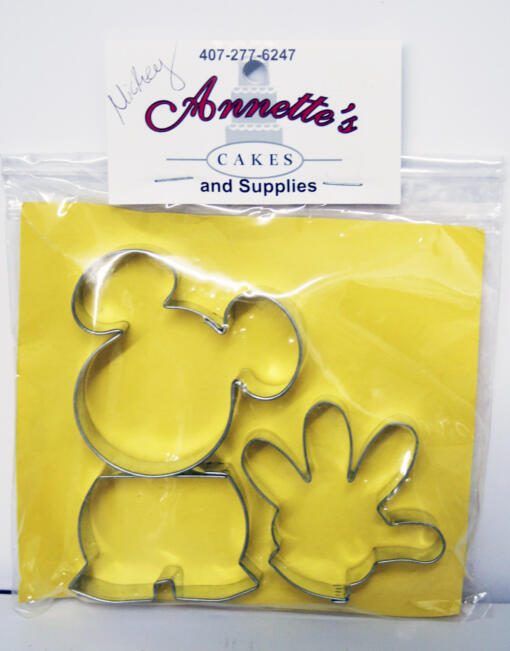 Large Mickey Mouse Shape Cutter- Set of 3