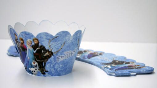 Disney Frozen Cupcake Wraps- Small Characters