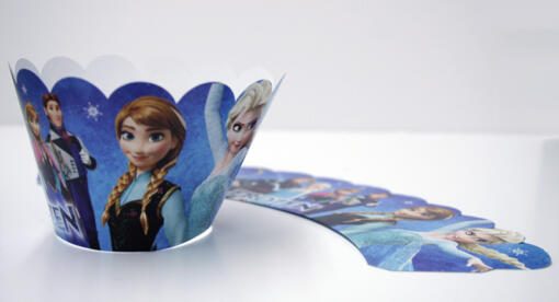 Disney Frozen Cupcake Wraps- Medium Characters