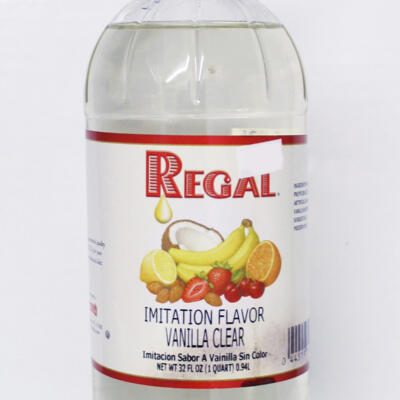 Regal Imitation Flavor Vanilla Clear