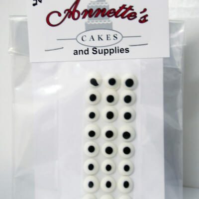 Gumpaste Eyes- White