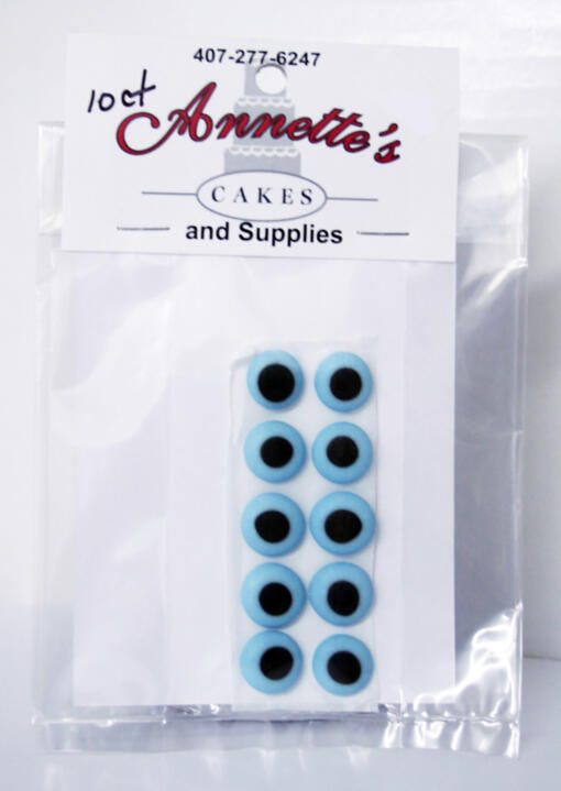 Gumpaste Eyes- Large Blue