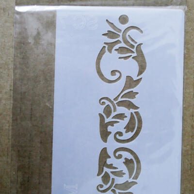 Stencil Flowers Flourish- Thick
