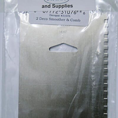 Metal Smoother & Comb - Rectangle