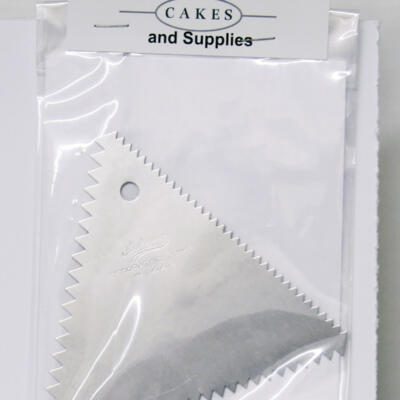 Metal Cake Comb- Triangle