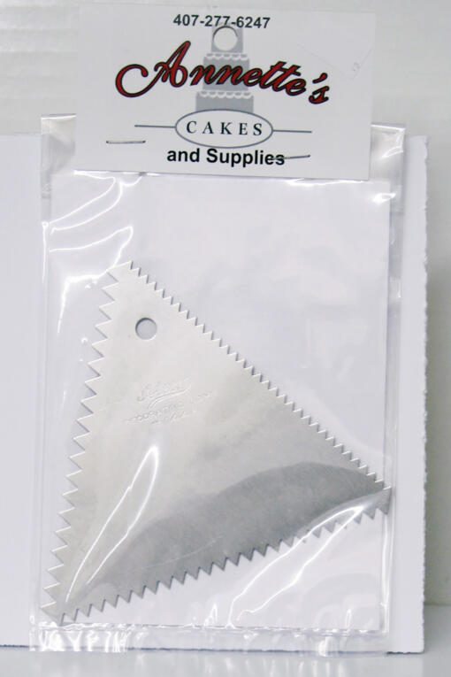 Metal Cake Comb- Triangle