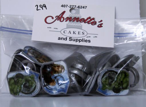Avengers Cupcake Rings - Image 2