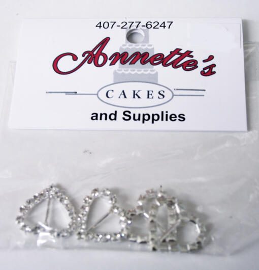 Mini Bling Heart Slides