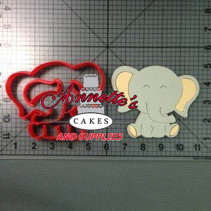 Baby Elephant Cutter set 4 inches
