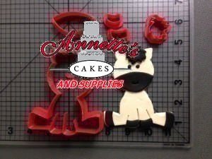 Baby Zebra Cutter Set 4 inches