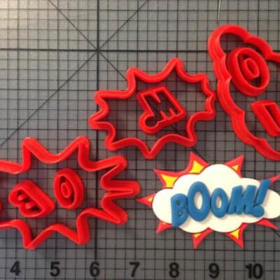 Pow Sign Boom Cutter Set 3 inch