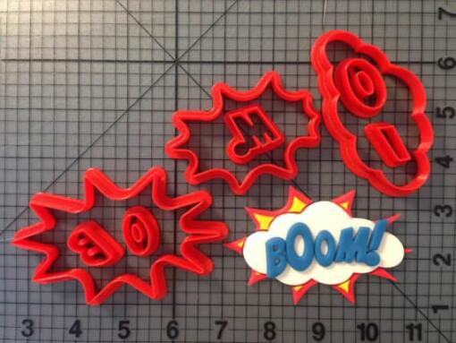 Pow Sign Boom Cutter Set 3 inch