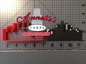 Gotham Skyline Cutter 7.5 inch x 4.26 inch