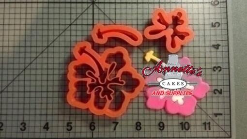 Hibiscus Flower Cutter Set 4 inch