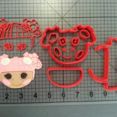 Lalaloopsy Blossomed Flowerpot Cutter 3.5 inch