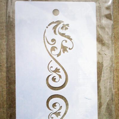 Stencil Flowers Flourish- Thin