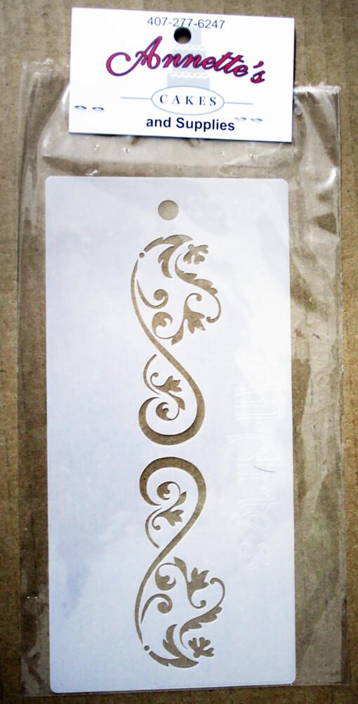 Stencil Flowers Flourish- Thin