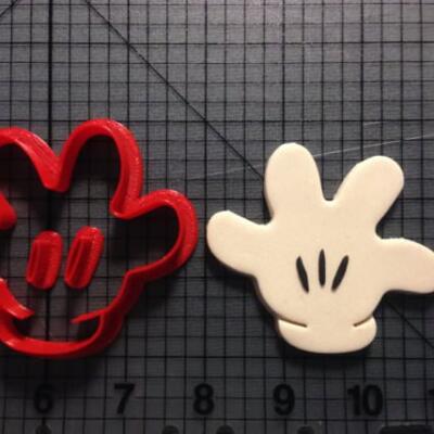 Mickey Mouse Glove Cutter Set 3 inch