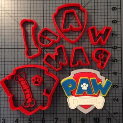 Paw Patrol Logo Cutter 4 inch