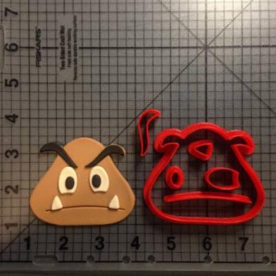 Super Mario Goomba Cutter Set 3 inch