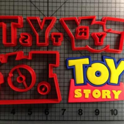 Toy Story logo Cutter Set 4 inch