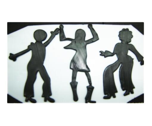 Silhouette Disco Dancers Set of 3 Cutters