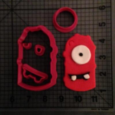 Yo Gabba Gabba Muno Cutter Set 3.5 inch
