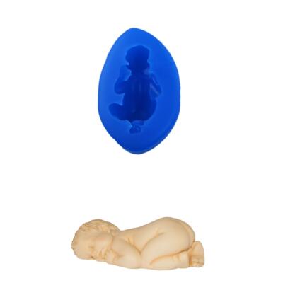 Sleeping Baby Silicone Mold Medium