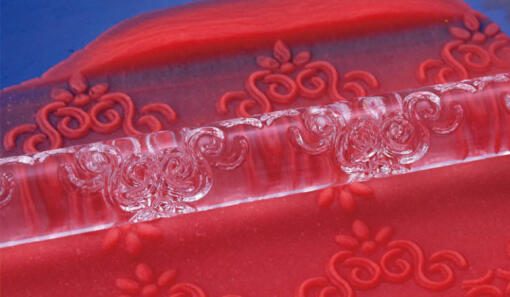 Acrylic Fondant Rolling Pin Flower  Shape #13