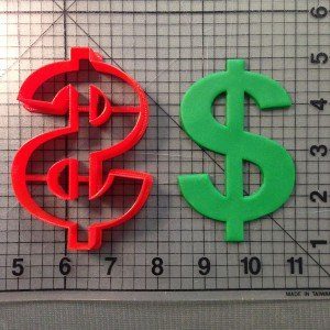 Dollar Sign Cutter 2 inch