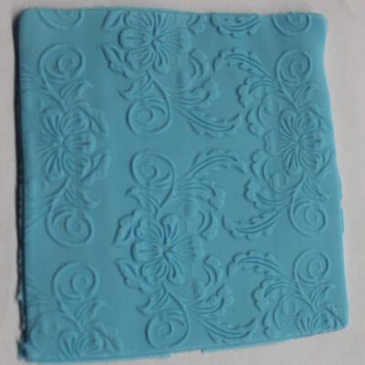Acrylic Rolling Pin Hibiscus Flower #18