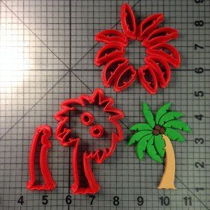 Palm Tree Cutter  3.6" by 5.5"