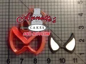 Spiderman Face Eyes Cutter Set 2 inch