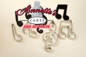 Music Notes Set Cutters