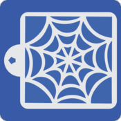 Spider web Cake Stencil