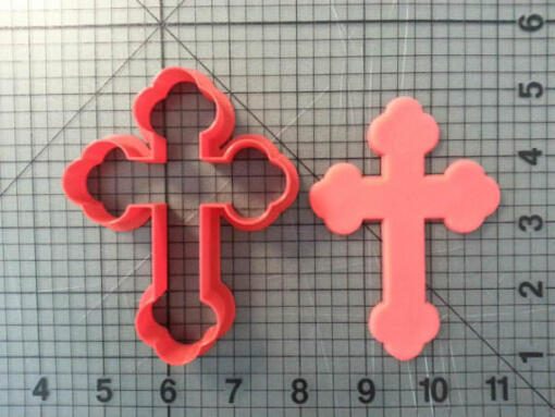 Cross 4 inch Rounded Corners