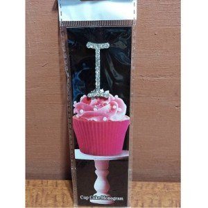Monogram Cupcake Topper Letter I