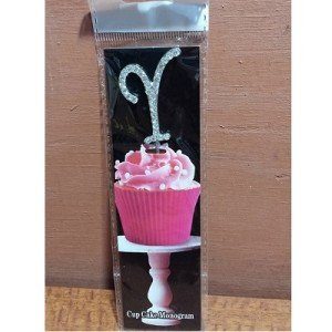 Monogram Cupcake Topper Letter Y