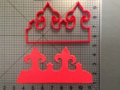Crown Repeating Pattern 2 inch Cutter